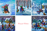 Katerina Mertikas Art Cards - Warmest Wishes Assorted 5-Pack